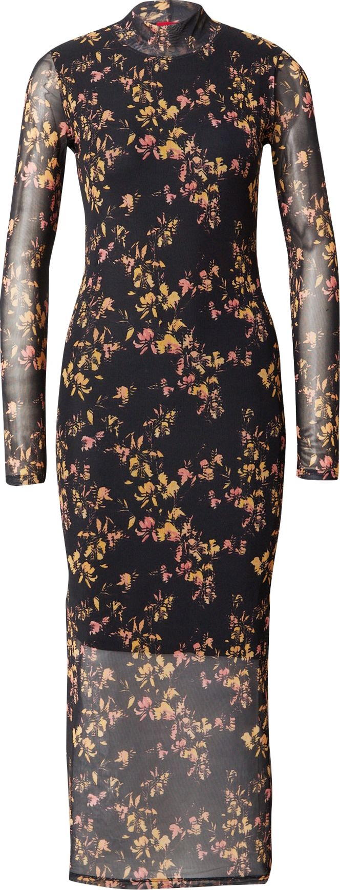 Šaty 'Nasuse' HUGO oranžová / pink / černá