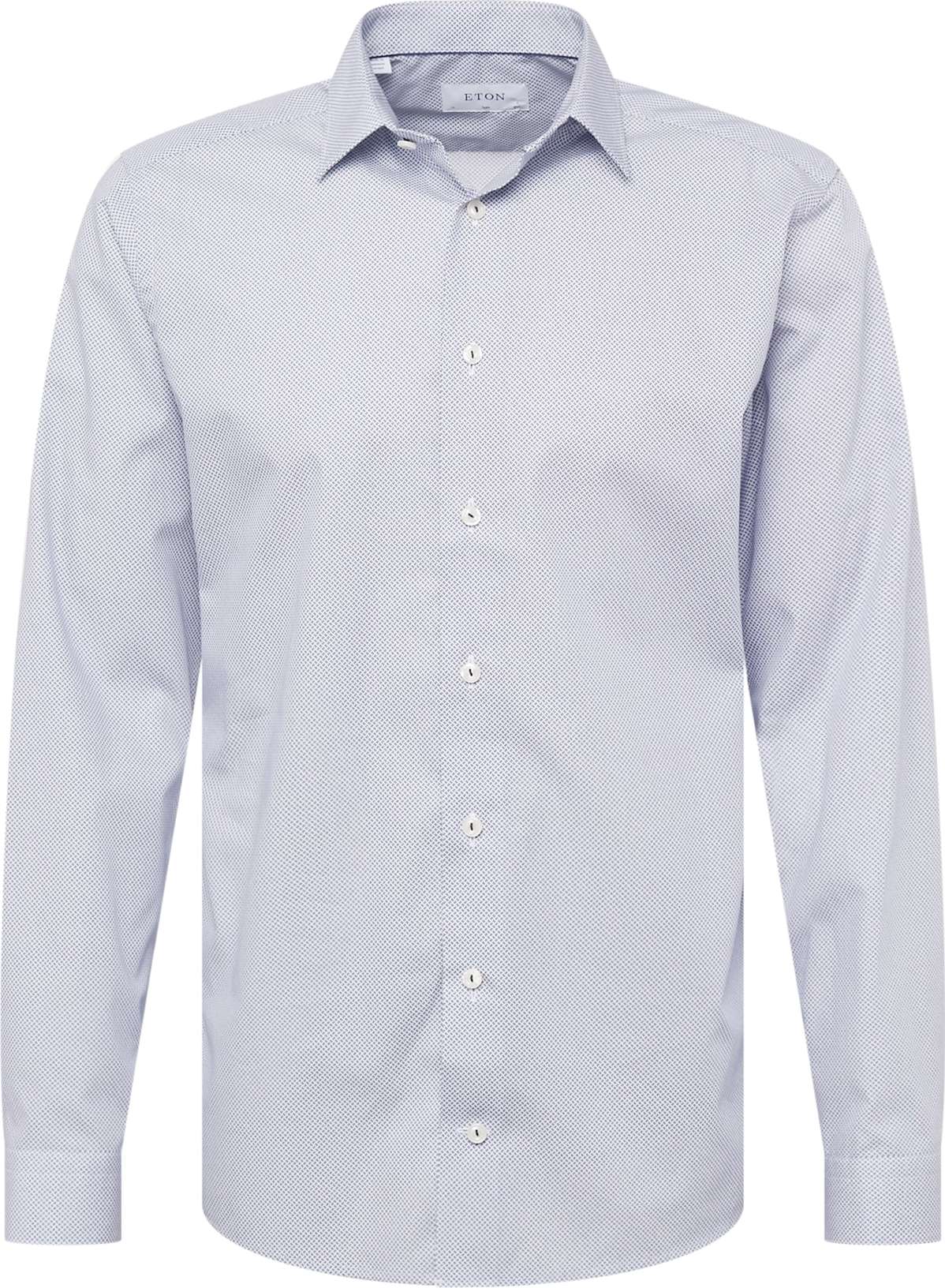 Společenská košile Eton námořnická modř / bílá