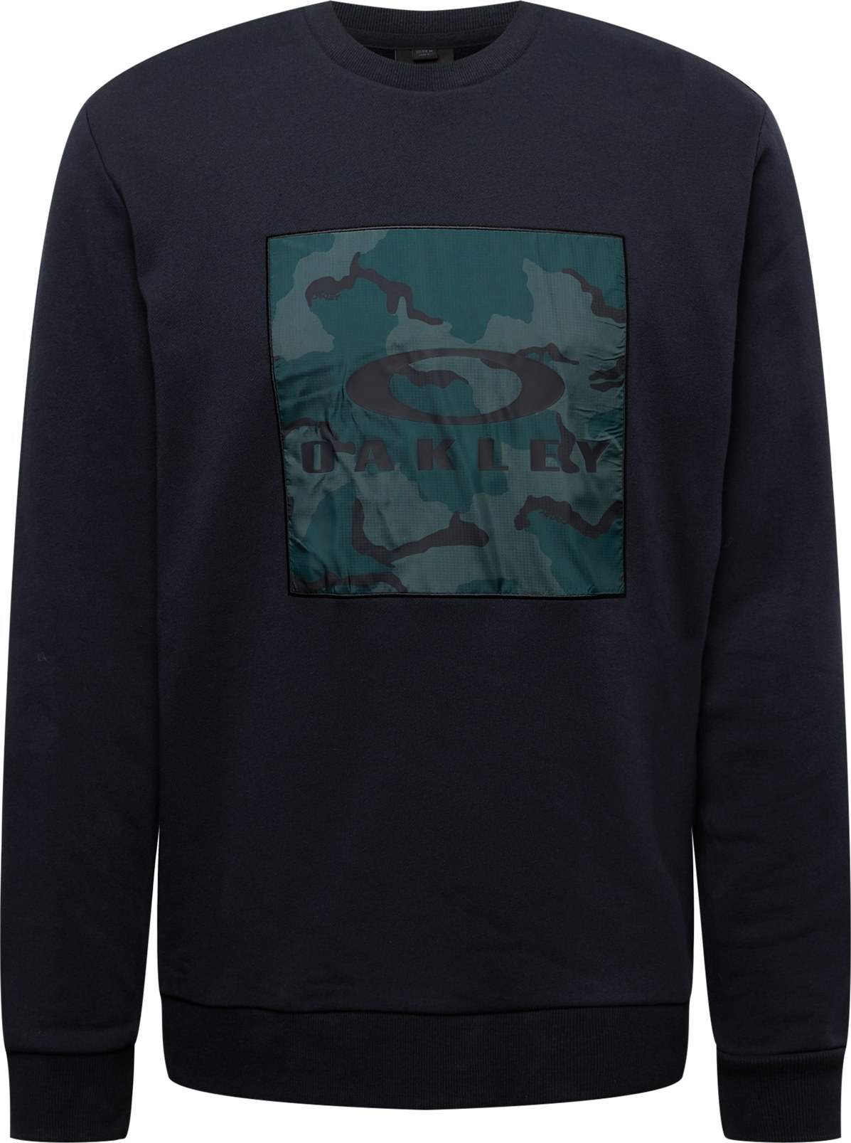 Sportovní mikina Oakley tmavě zelená / černá