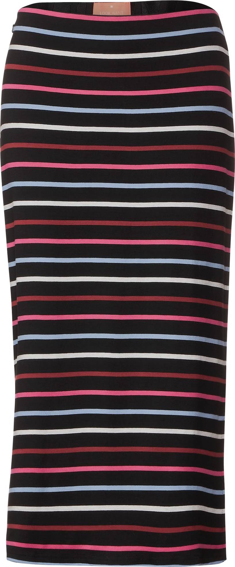 Sukně 'Pepica' Street One světlemodrá / pink / černá / bílá