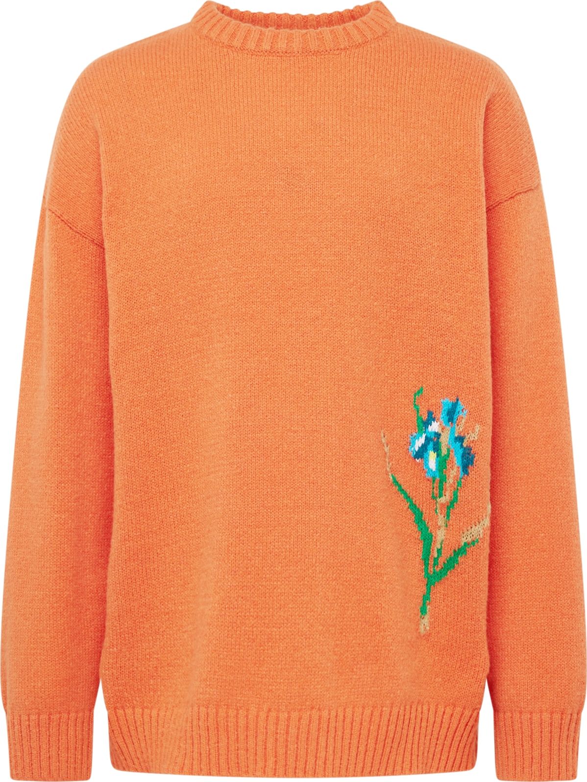 Svetr Topman nefritová / trávově zelená / korálová / bílá