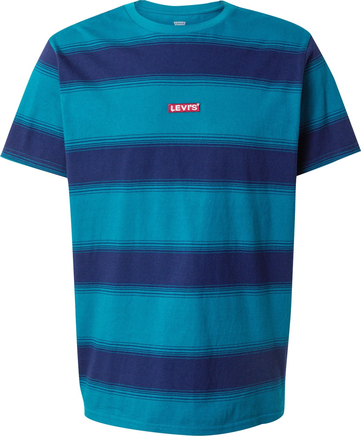 Tričko Levis námořnická modř / azurová modrá / červená / bílá
