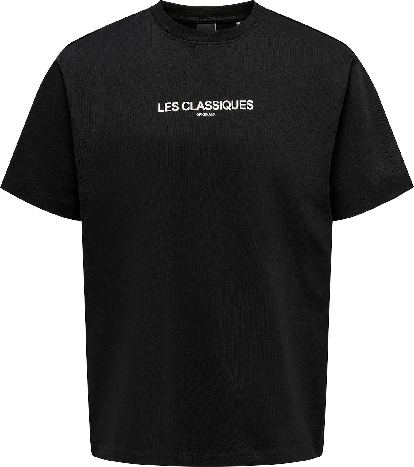 Tričko Only & Sons černá / bílá