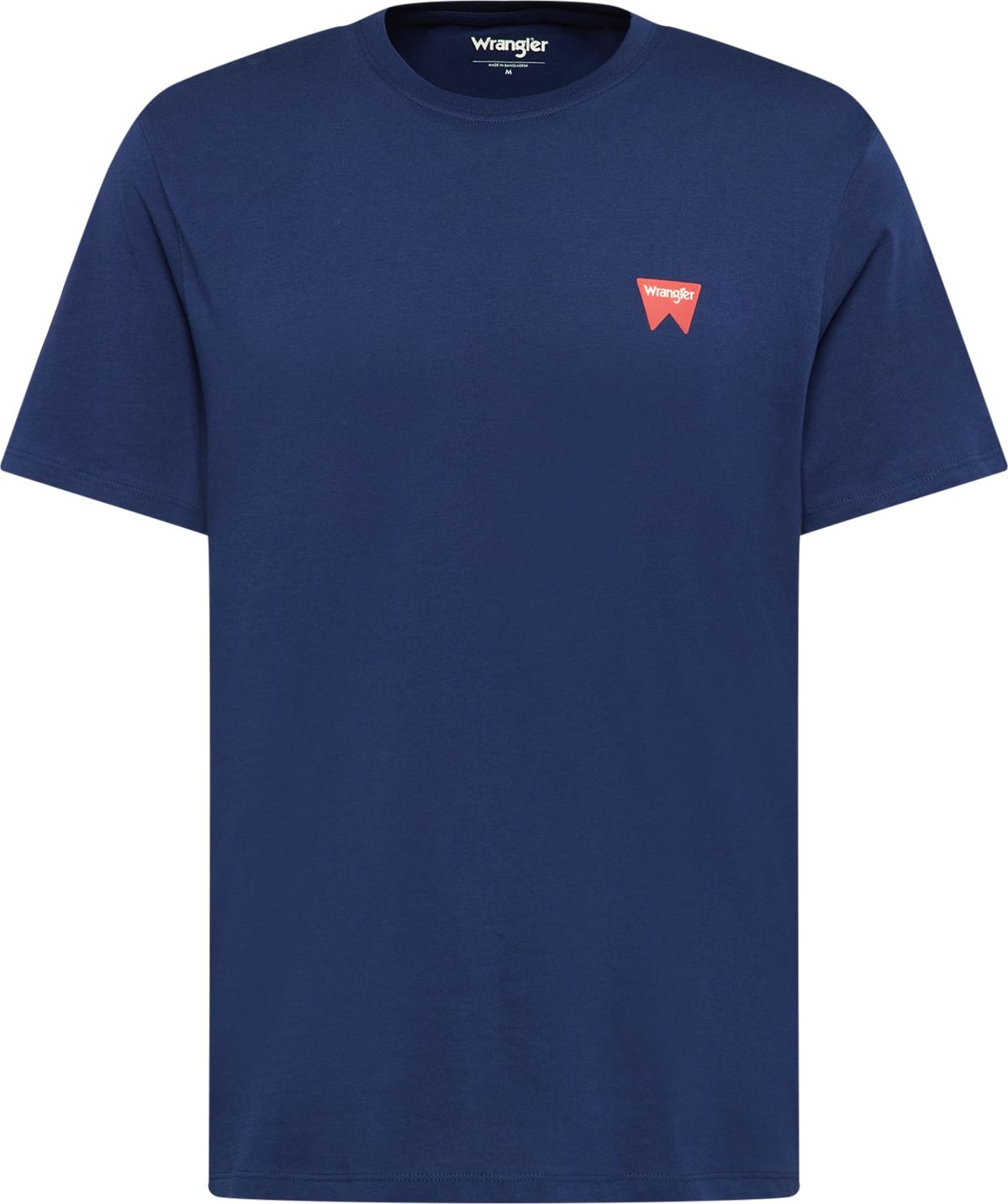Tričko Wrangler námořnická modř / oranžově červená / bílá