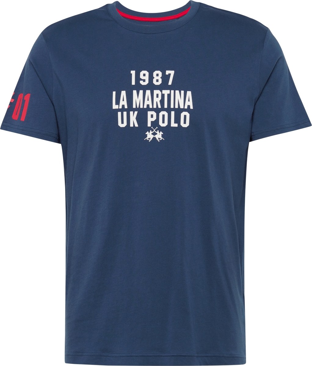 Tričko LA MARTINA námořnická modř / červená / bílá