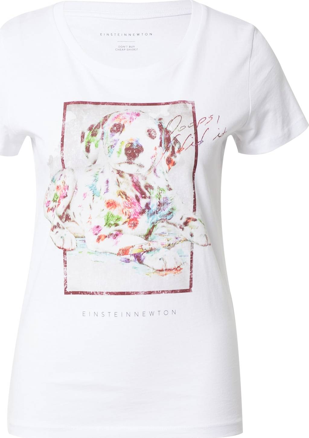 Tričko einstein & newton světlemodrá / světle zelená / pink / burgundská červeň / bílá