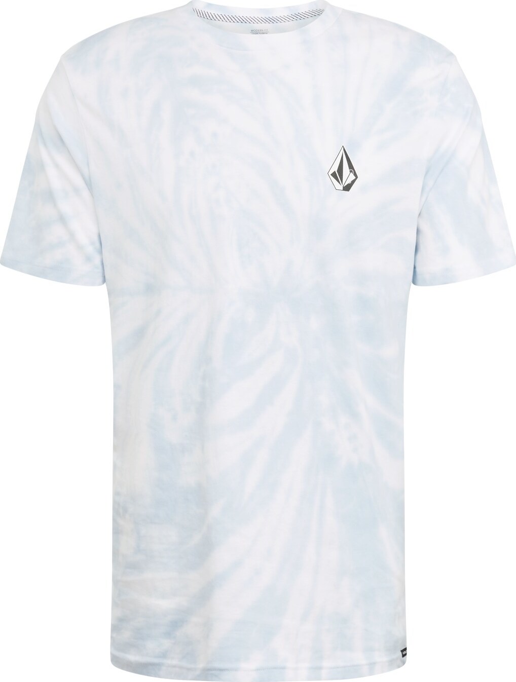 Tričko Volcom azurová / černá / bílá