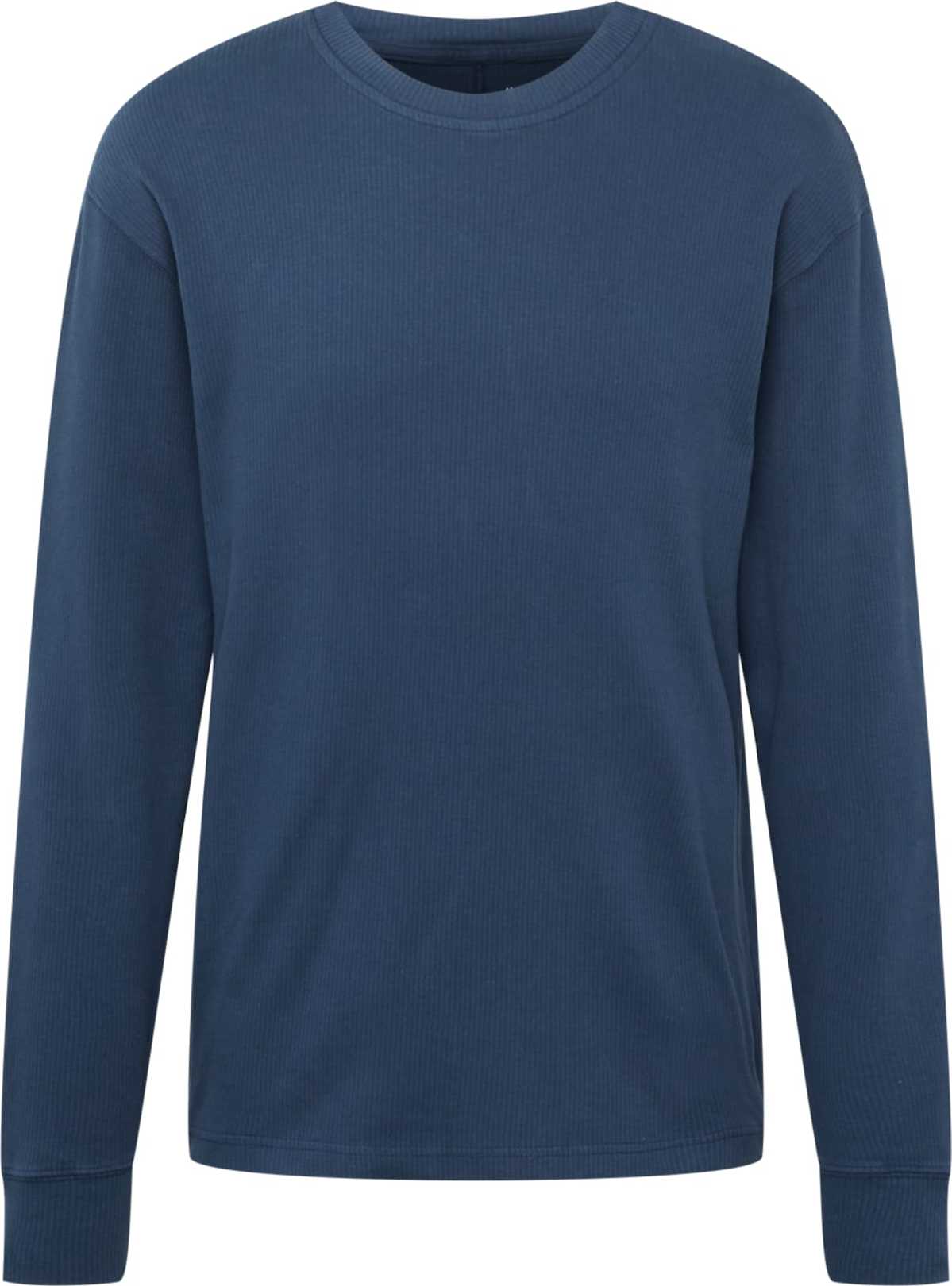 Tričko Abercrombie & Fitch námořnická modř