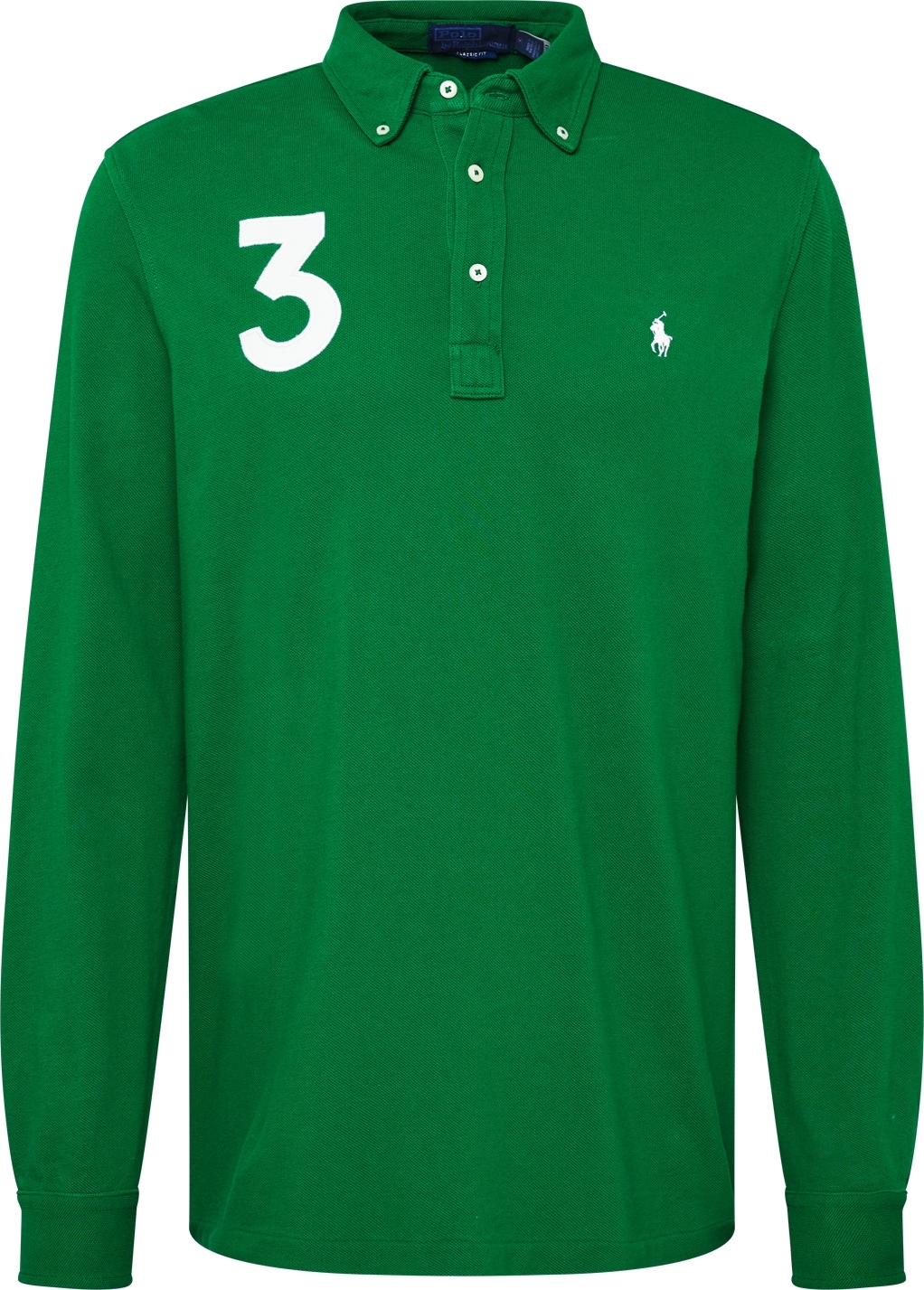 Tričko Polo Ralph Lauren trávově zelená / bílá