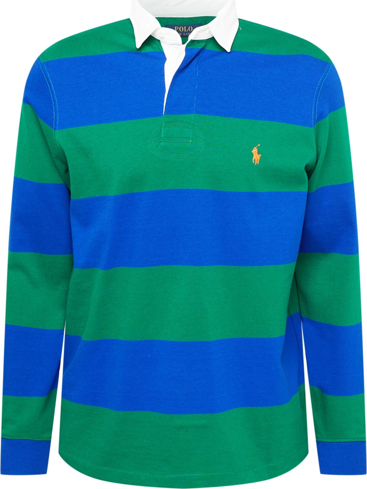 Tričko Polo Ralph Lauren modrá / zelená / oranžová / bílá