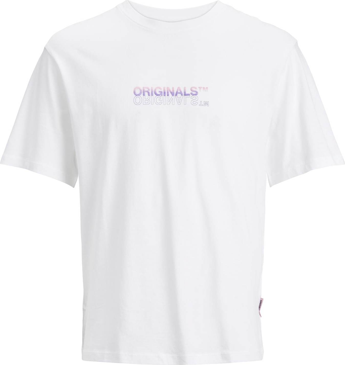 Tričko jack & jones fialová / bílá