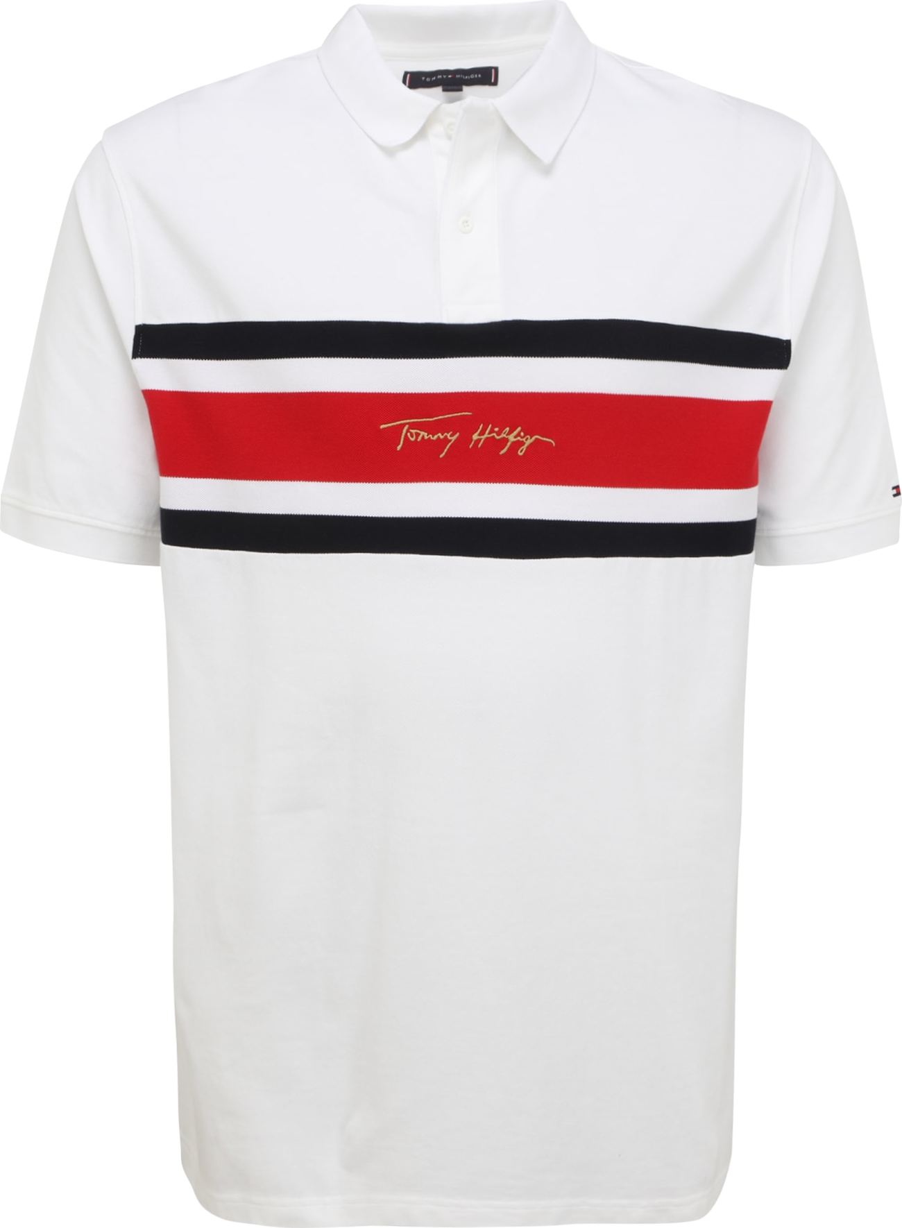Tričko Tommy Hilfiger Big & Tall námořnická modř / červená / bílá