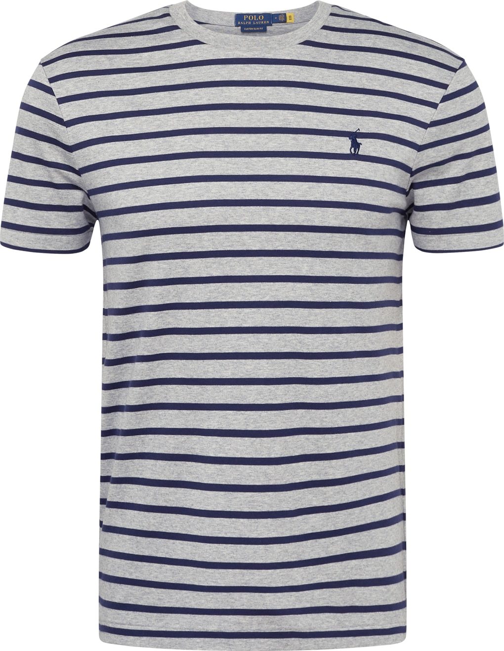 Tričko Polo Ralph Lauren námořnická modř / šedý melír