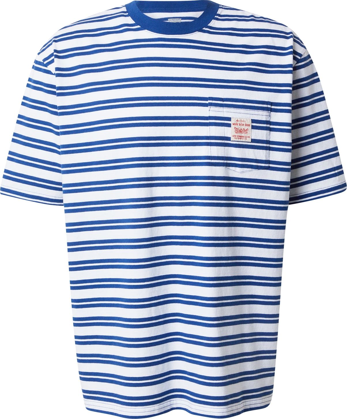 Tričko Levis modrá / bílá