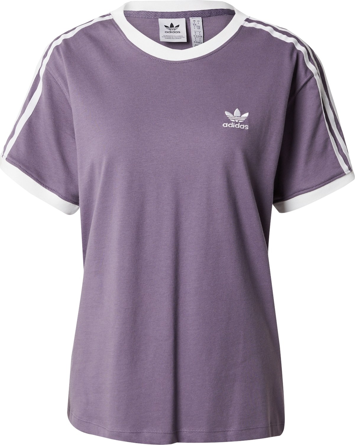 Tričko 'Adicolor Classics' adidas Originals lenvandulová / bílá