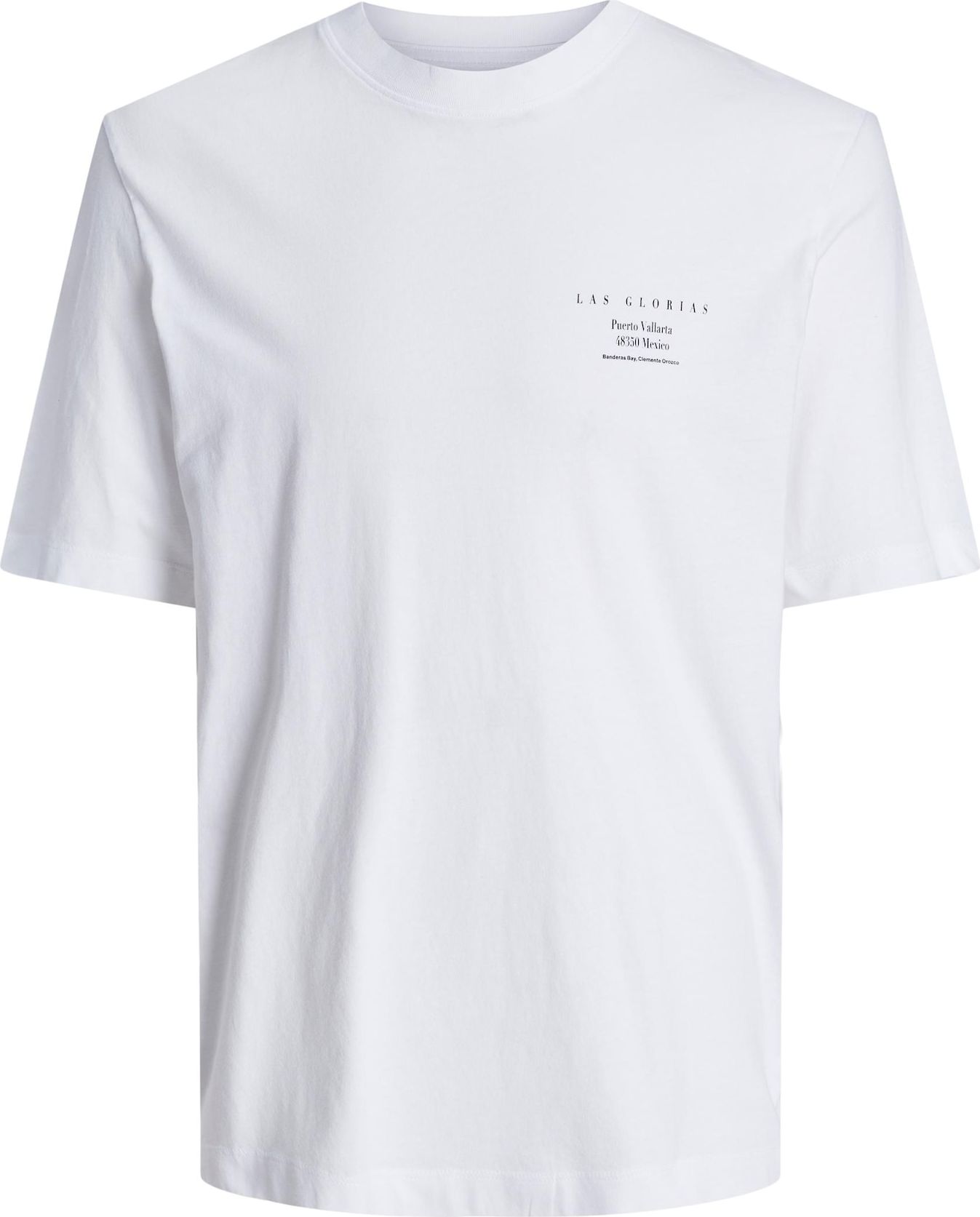 Tričko 'BELMONT' jack & jones kouřově modrá / růže / černá / bílá