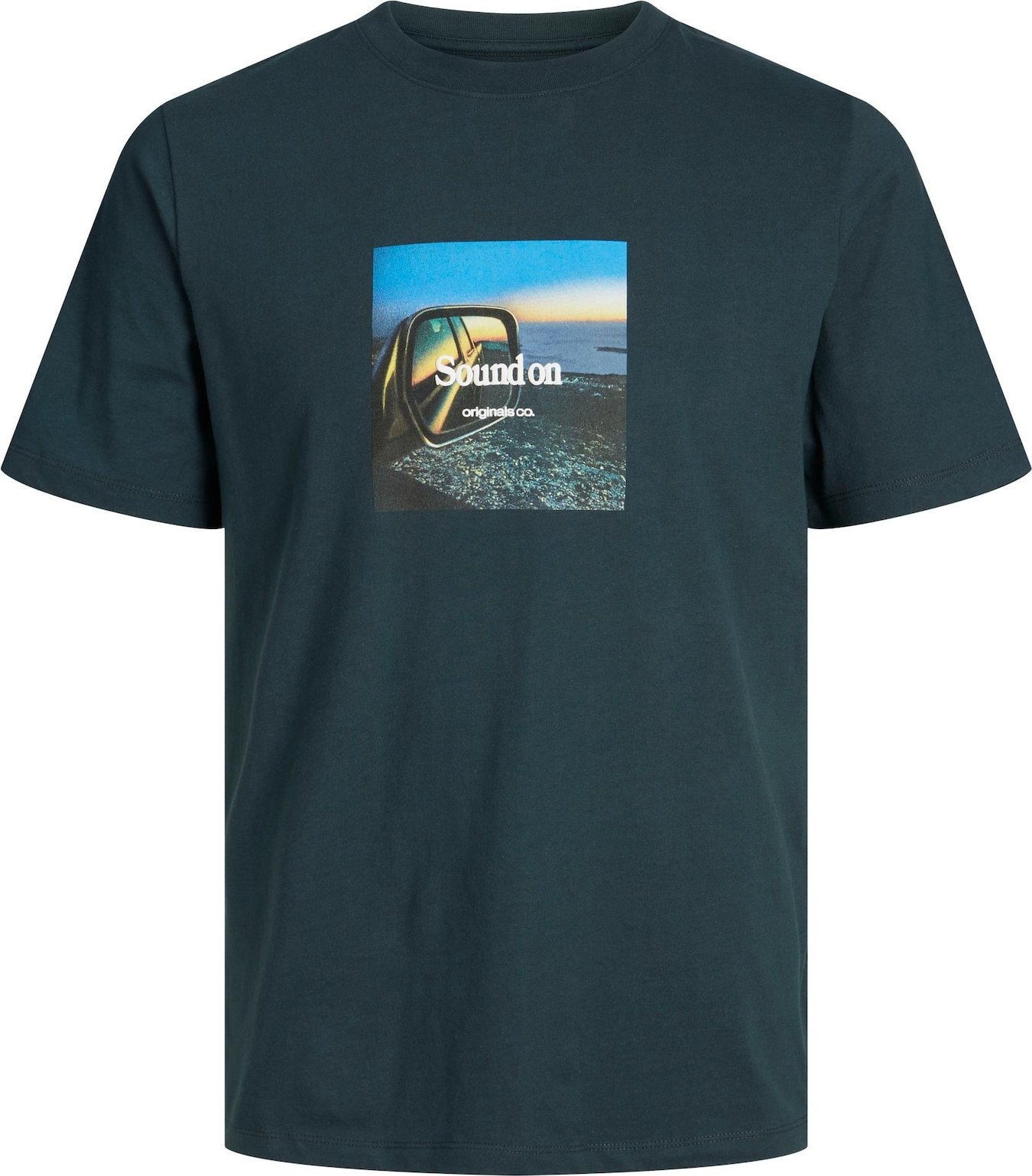 Tričko 'DALSTON' jack & jones světlemodrá / žlutá / tmavě zelená / bílá