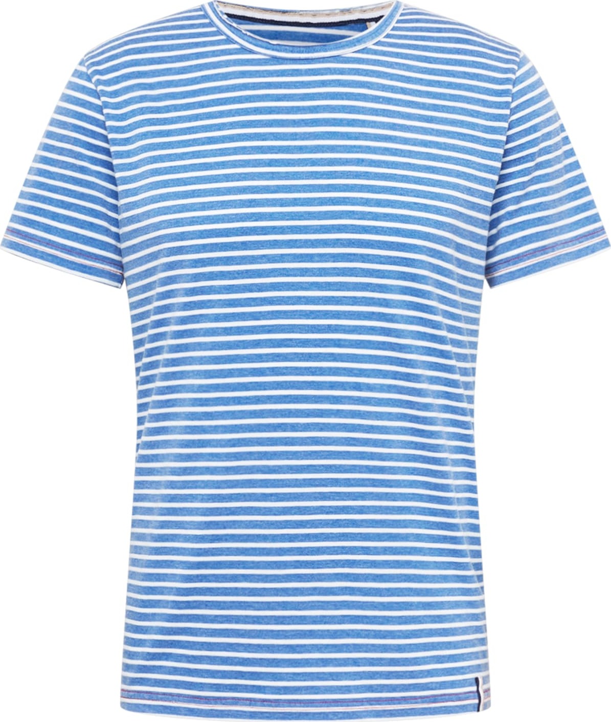 Tričko 'DANILO' Key Largo modrá / bílá