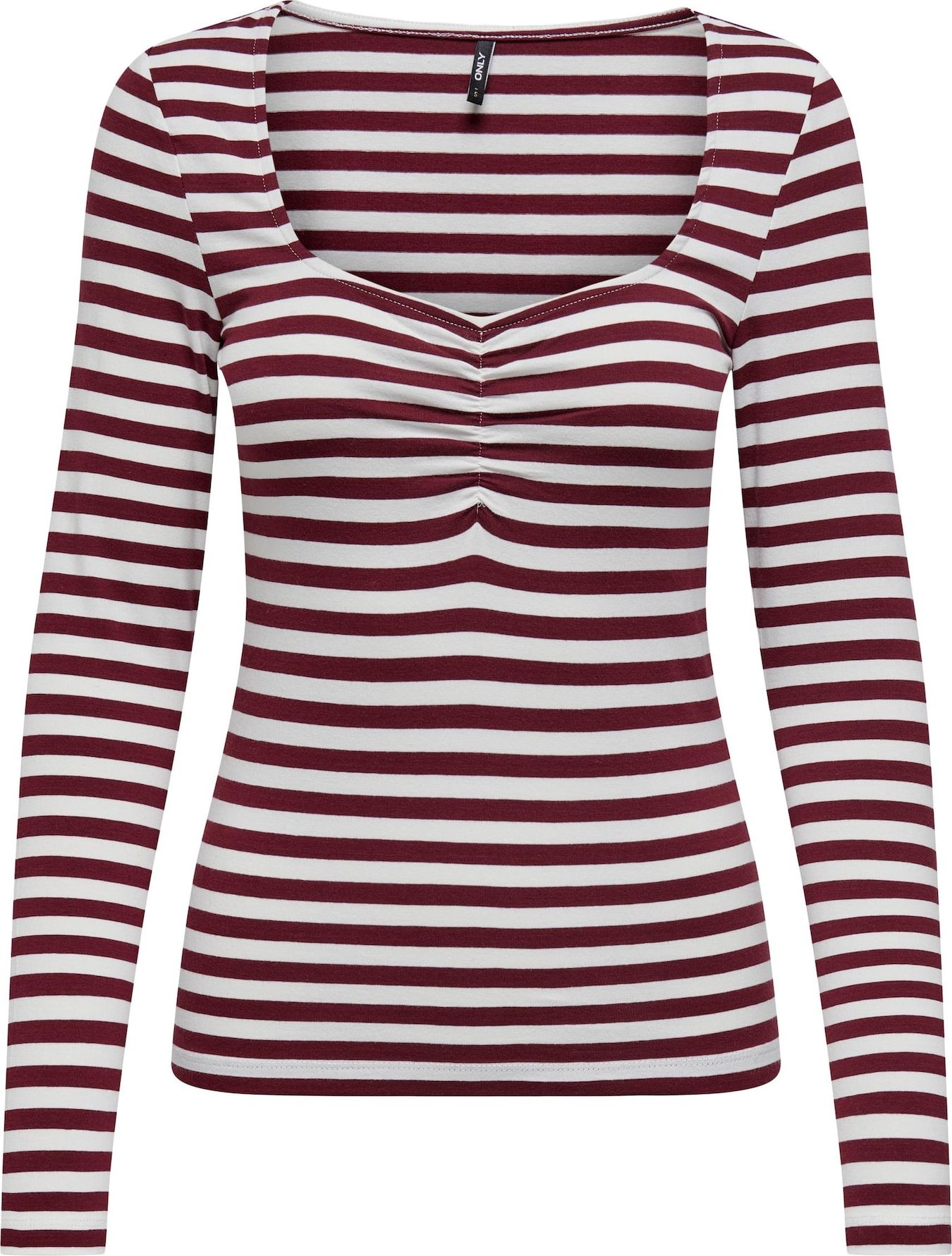 Tričko 'FIFI' Only ostružinová / bílá