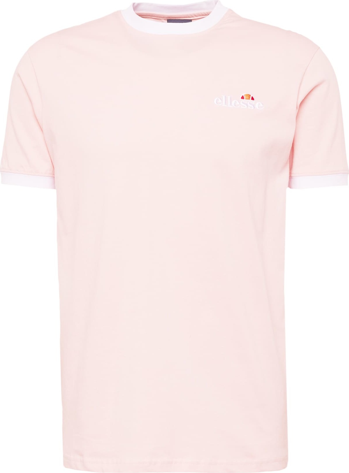 Tričko 'Meduno' Ellesse oranžová / pastelově růžová / červená / bílá