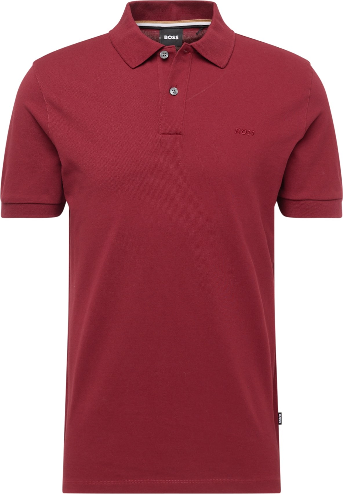 Tričko 'Pallas' BOSS Black vínově červená