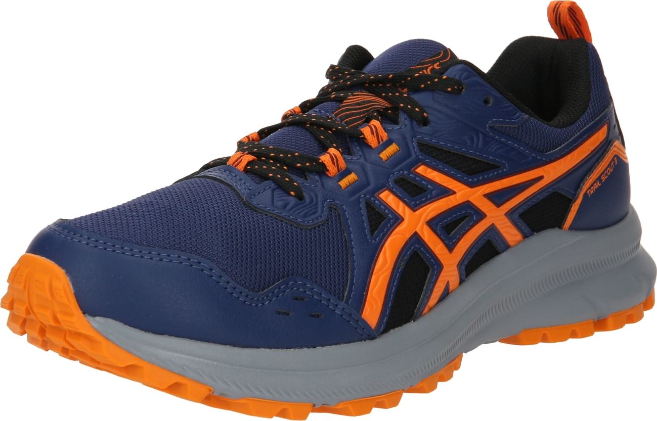 Běžecká obuv 'SCOUT 3' ASICS modrá / oranžová