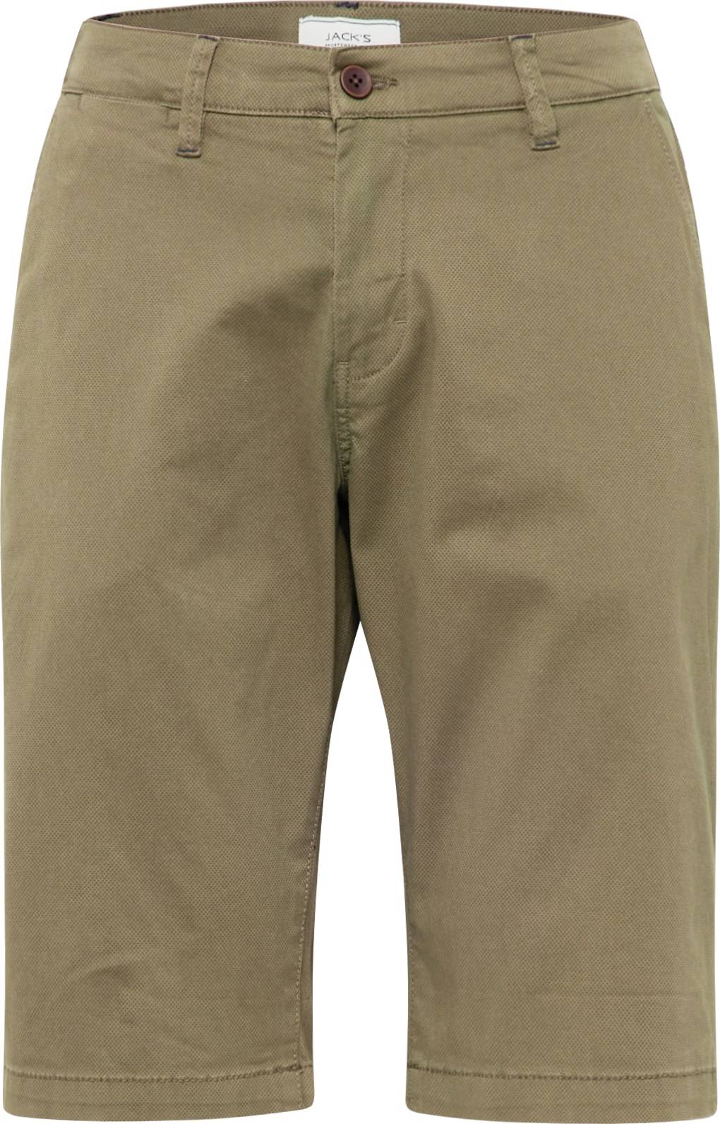 Chino kalhoty Jack's khaki