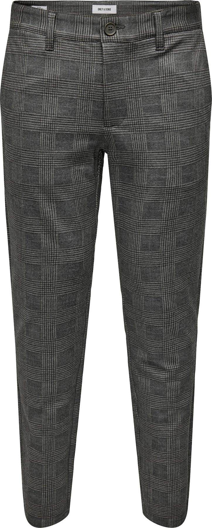 Chino kalhoty 'MARK' Only & Sons šedá / tmavě šedá