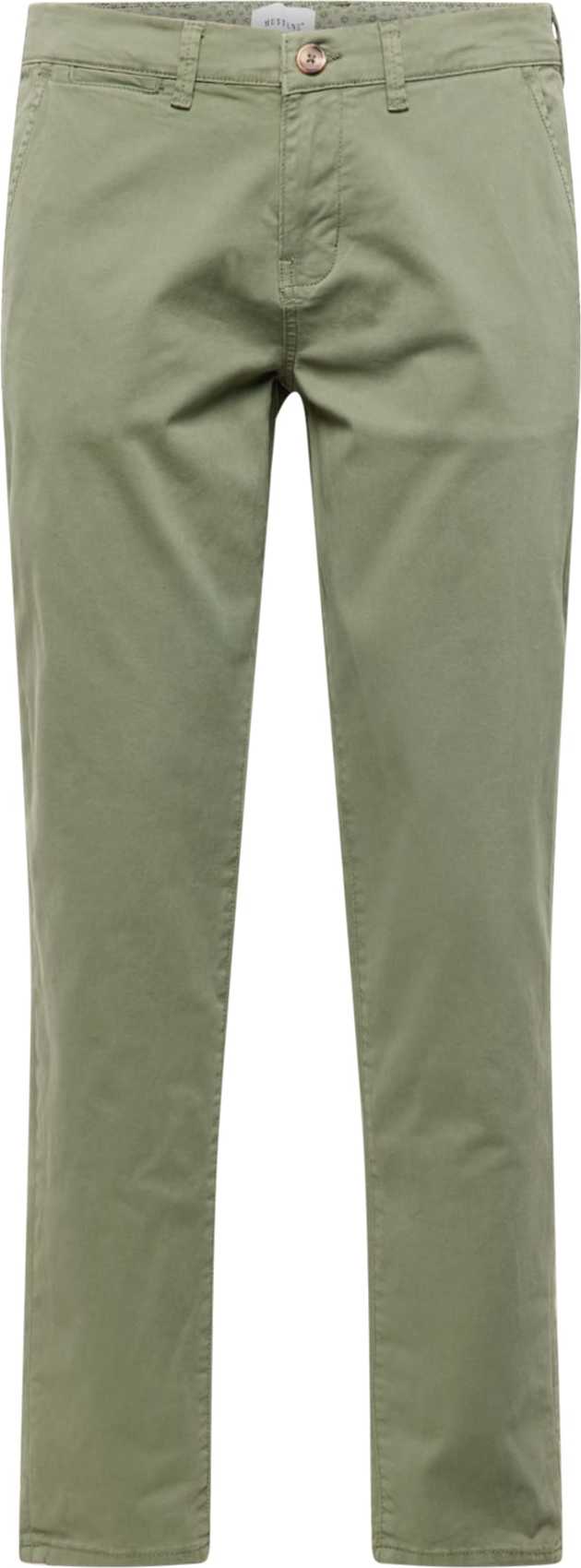 Chino kalhoty mustang pastelově zelená