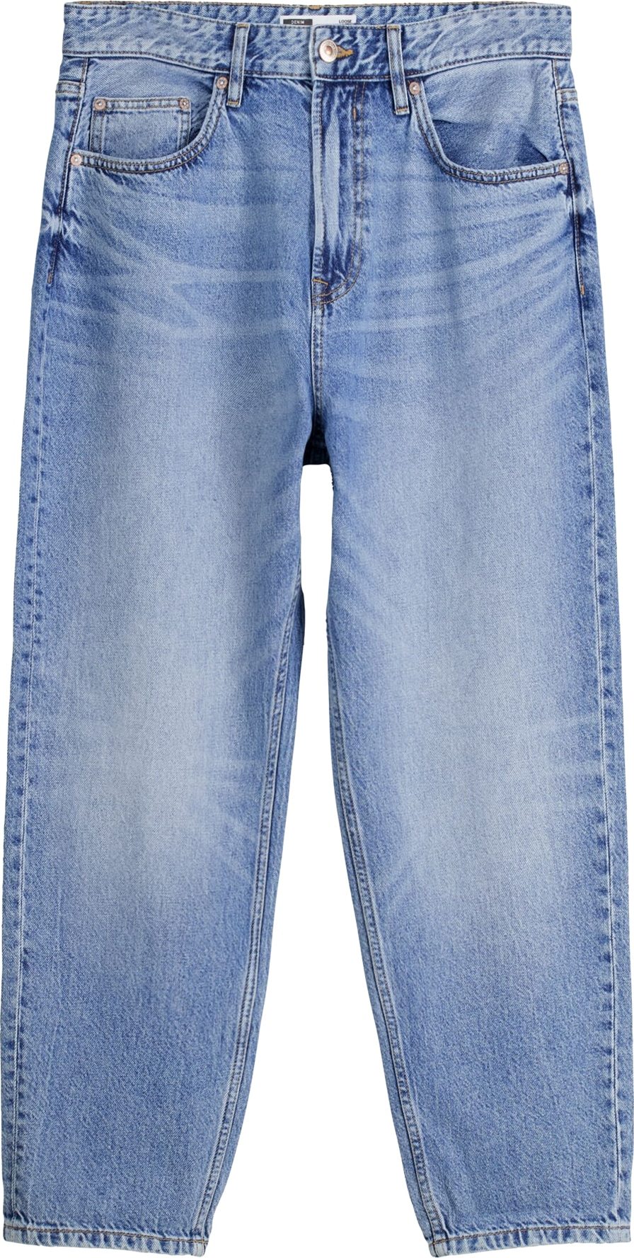 Džíny Bershka modrá džínovina