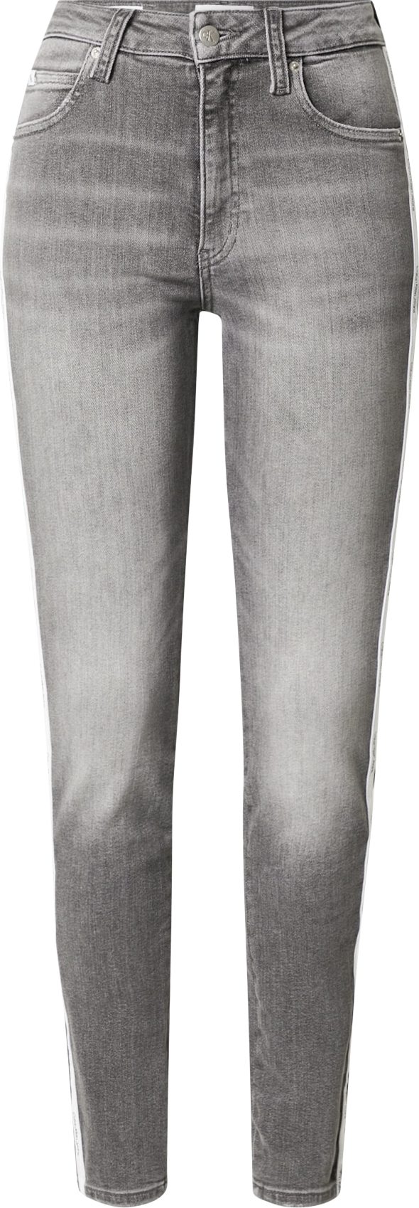 Džíny Calvin Klein Jeans šedá džínová