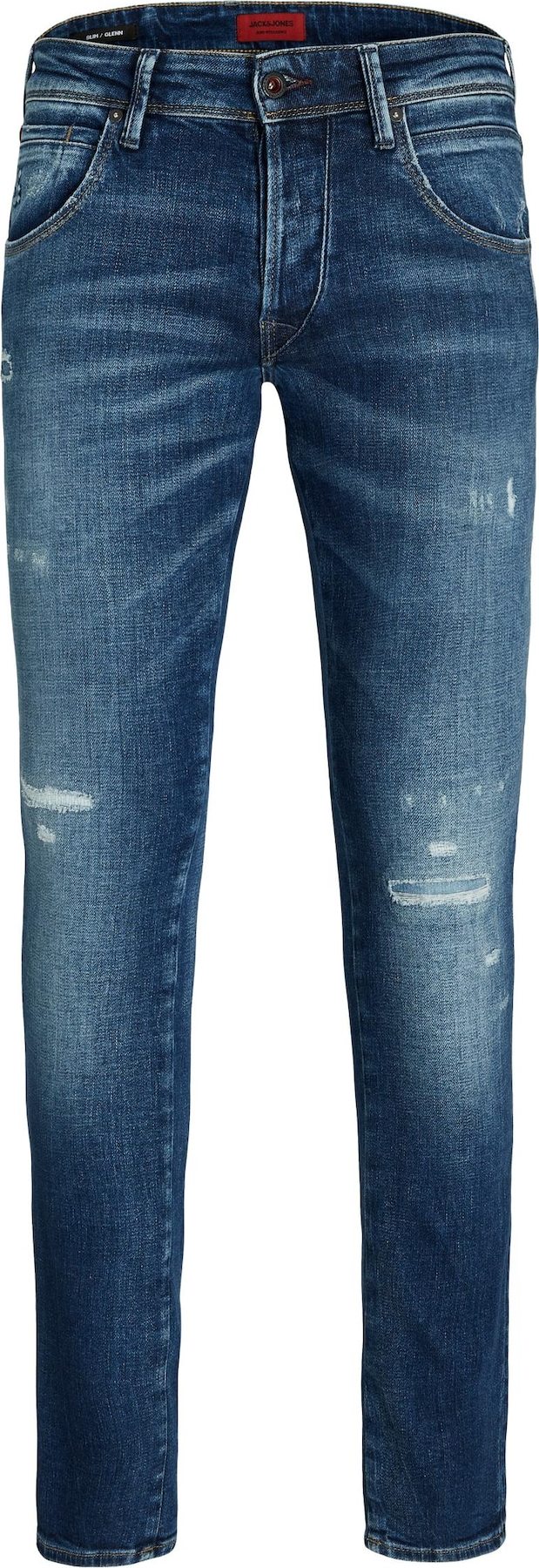 Džíny 'Glenn' jack & jones modrá džínovina