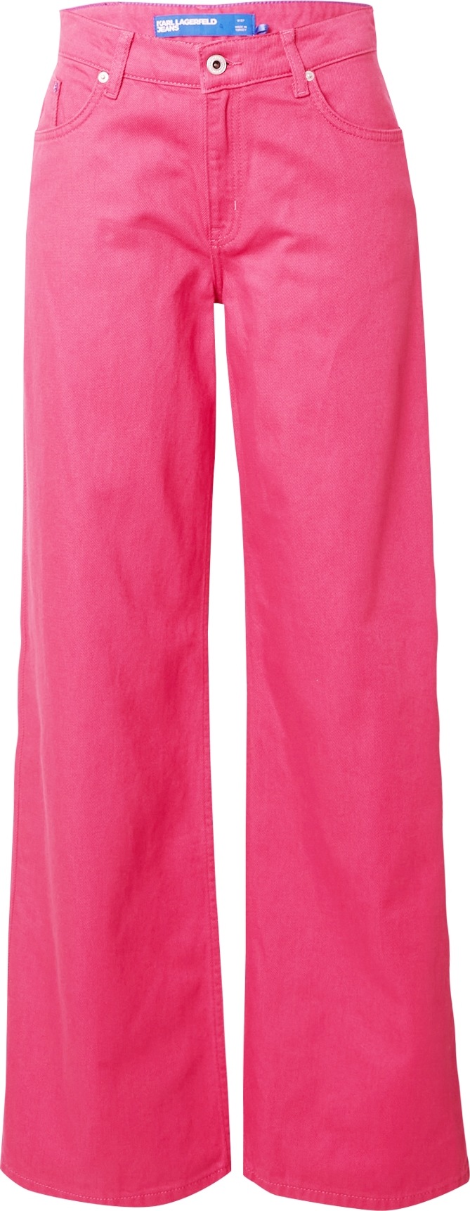 Džíny KARL LAGERFELD JEANS pink