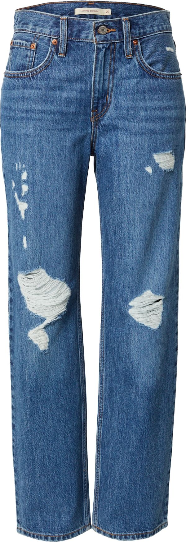 Džíny 'LOW PRO MED INDIGO - WORN IN' Levis modrá džínovina