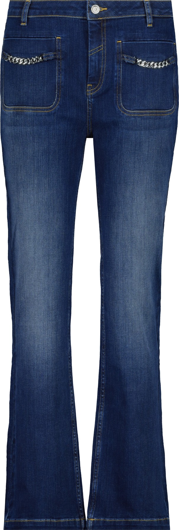 Džíny monari modrá džínovina