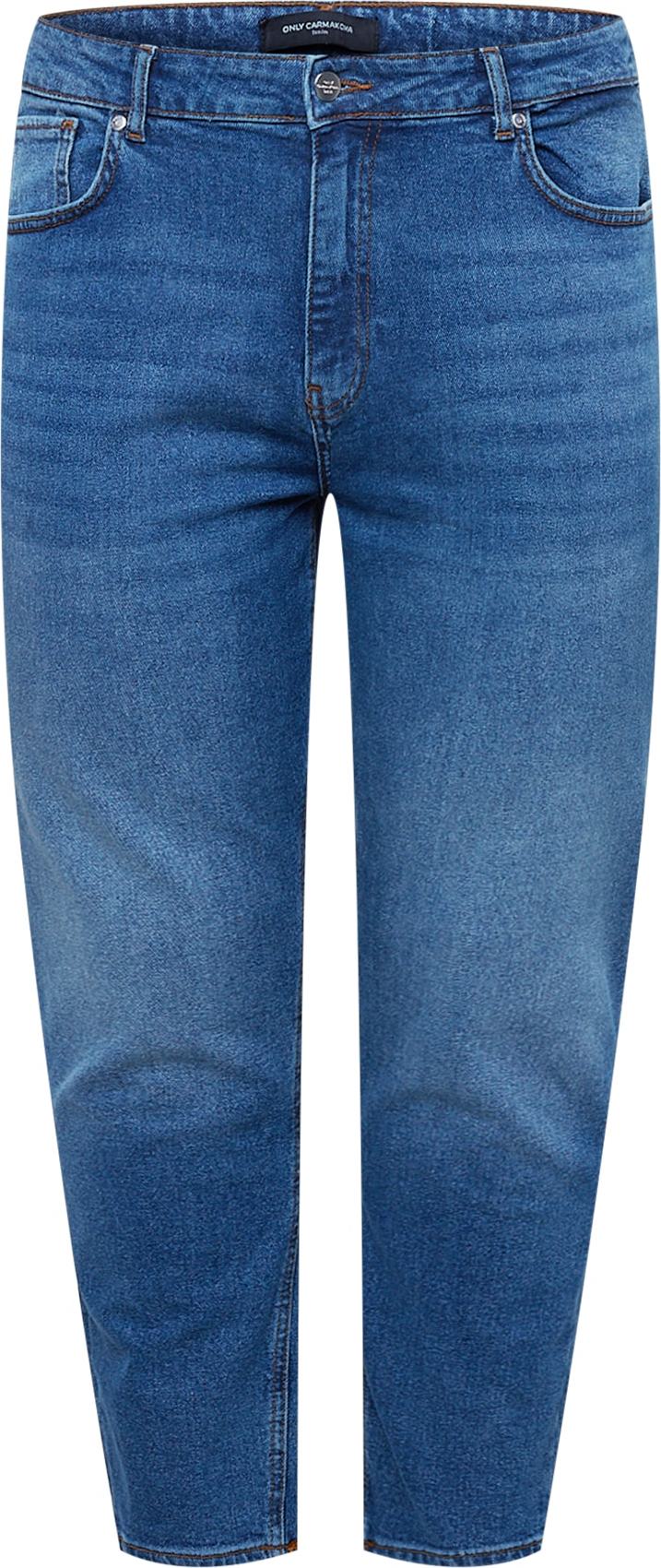 Džíny ONLY Carmakoma modrá