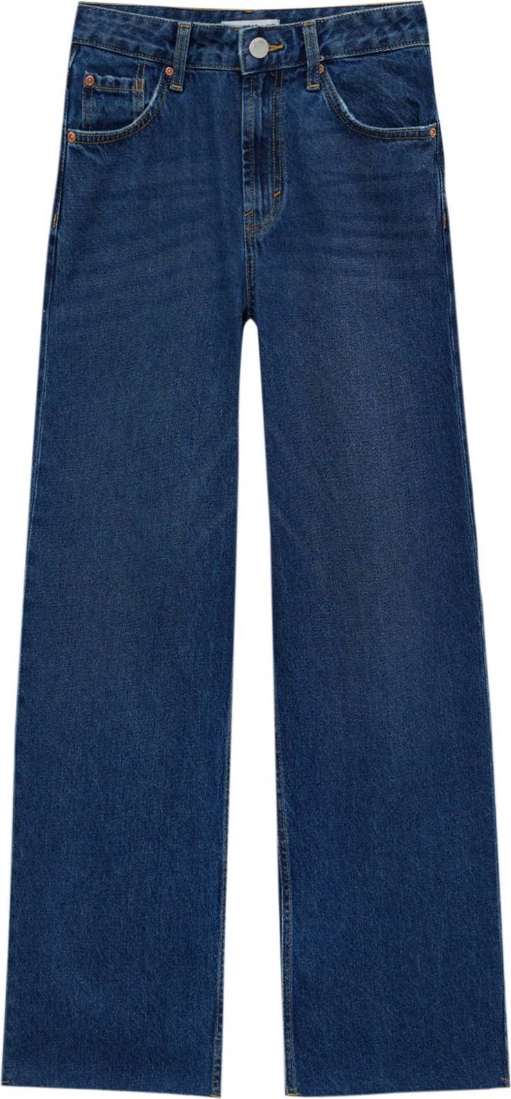 Džíny Pull&Bear tmavě modrá