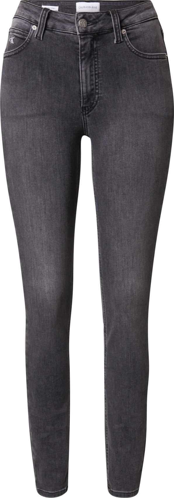 Džíny 'RISE' Calvin Klein Jeans šedá džínová