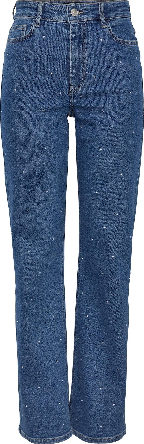 Džíny 'SIFFI' Pieces modrá džínovina