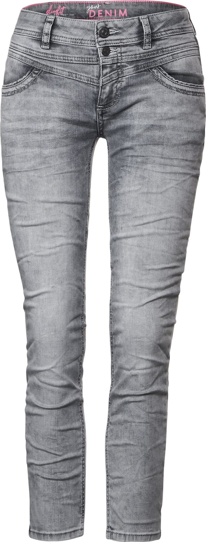 Džíny 'York' Street One šedá džínová
