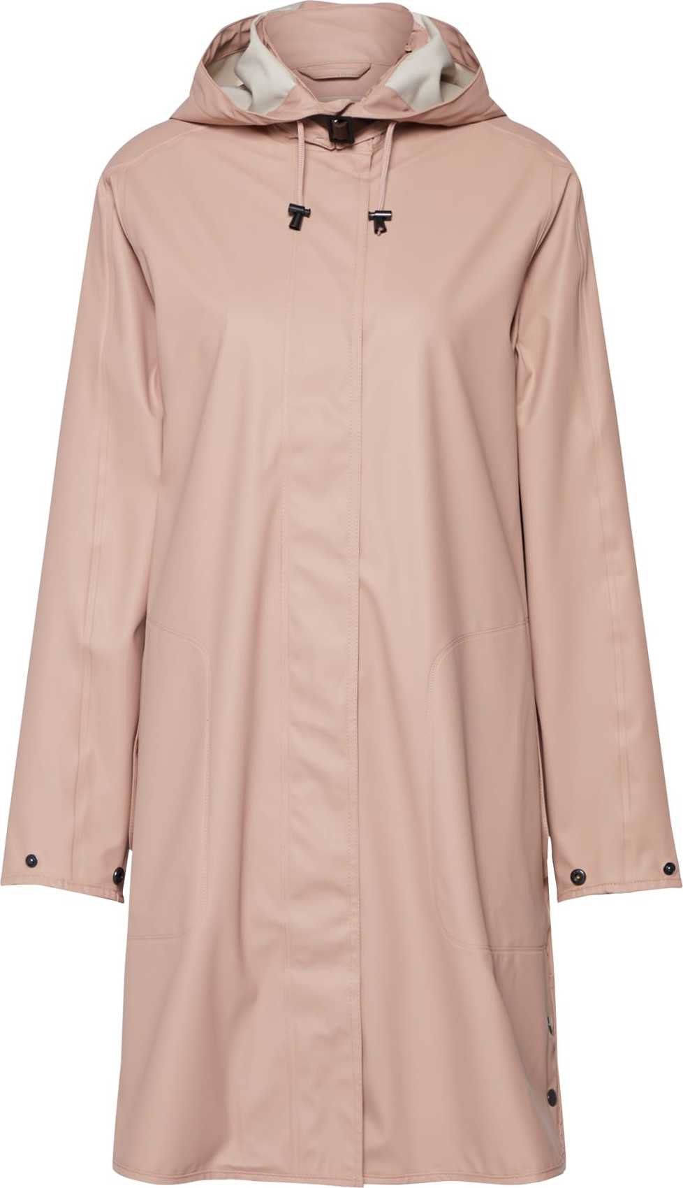 Funkční kabát ILSE JACOBSEN mokka / pastelově růžová