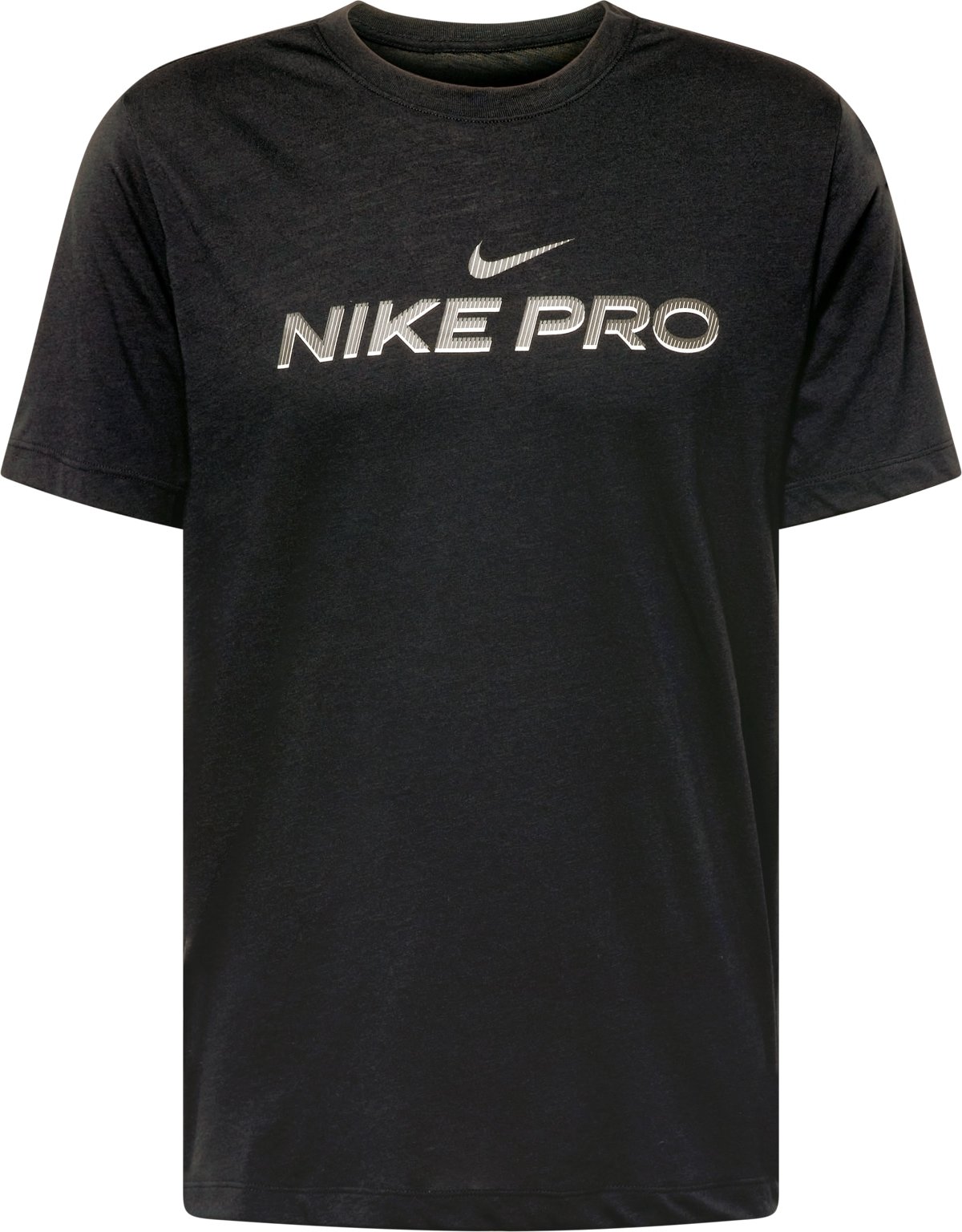 Funkční tričko Nike kámen / černá / bílá