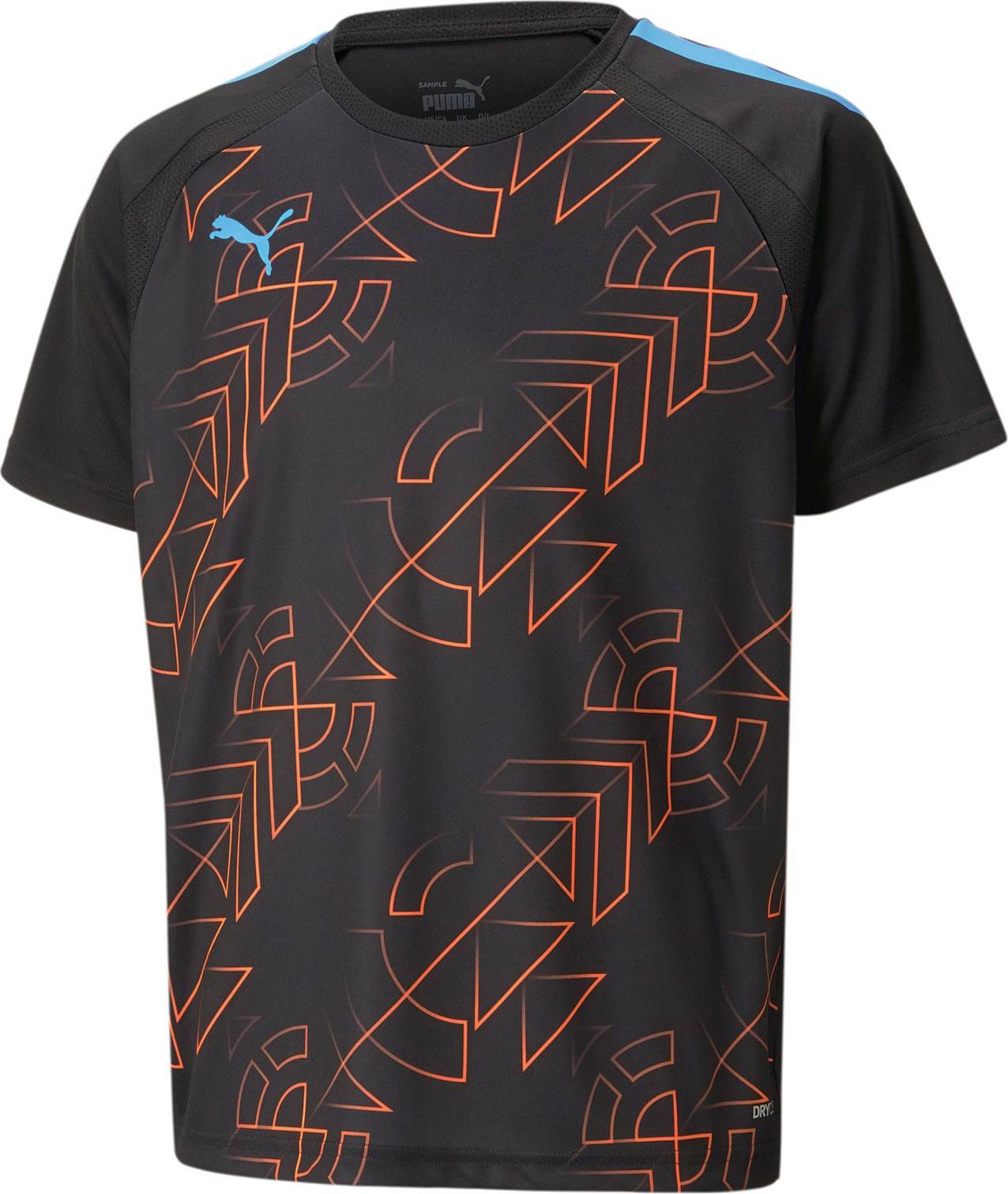 Funkční tričko 'TeamLiga' Puma světlemodrá / oranžová / černá