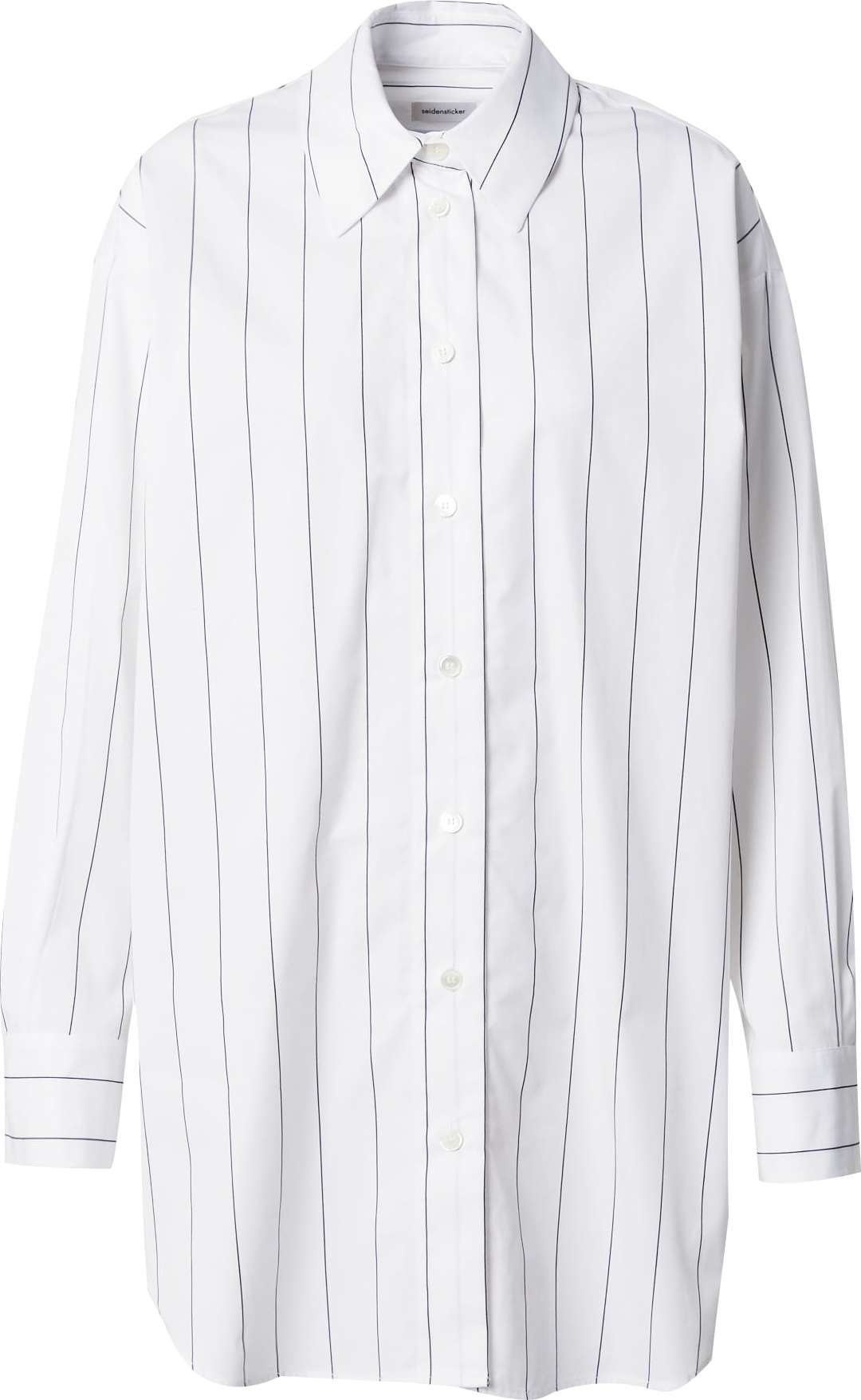 Halenka 'Schwarze Rose' seidensticker černá / bílá