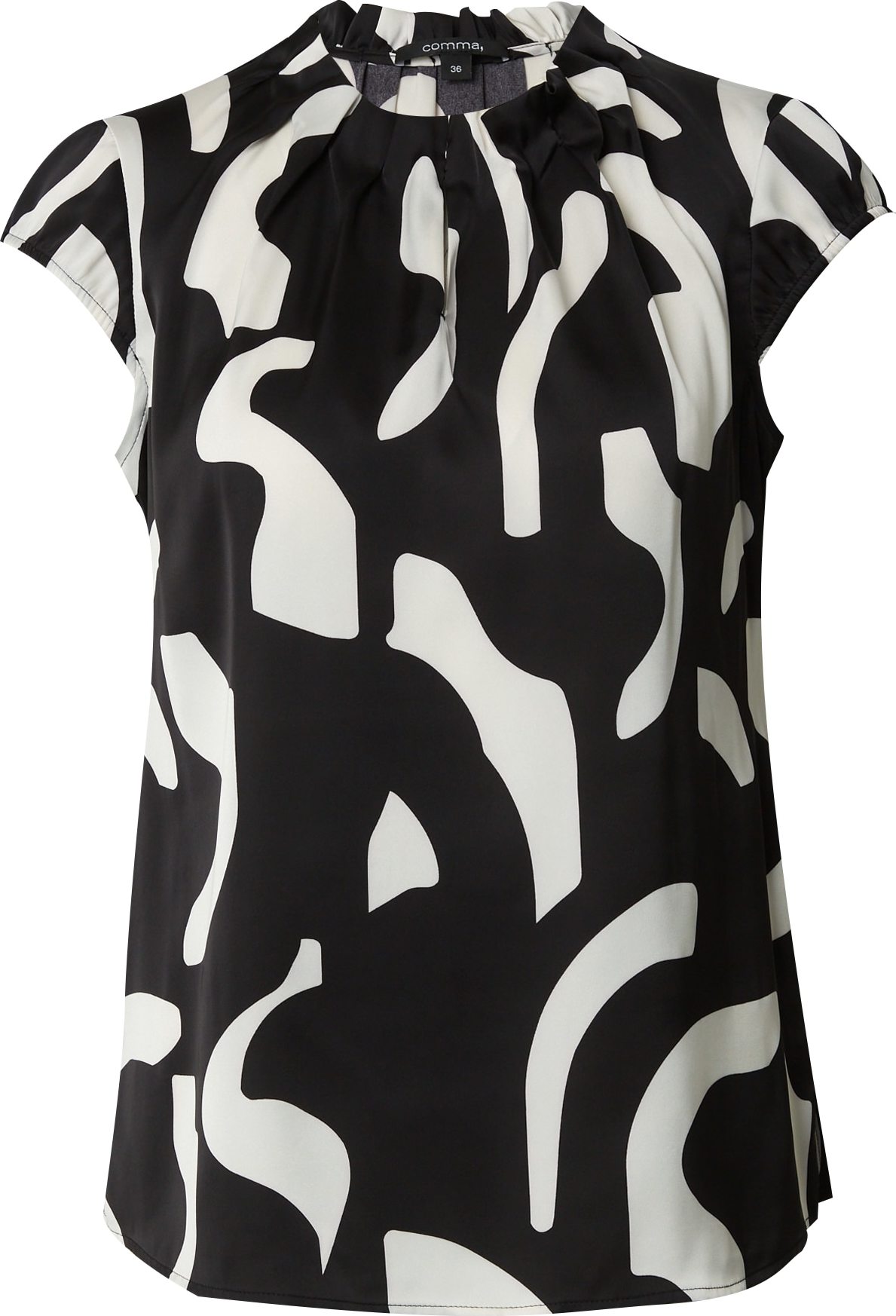 Halenka comma černá / bílá