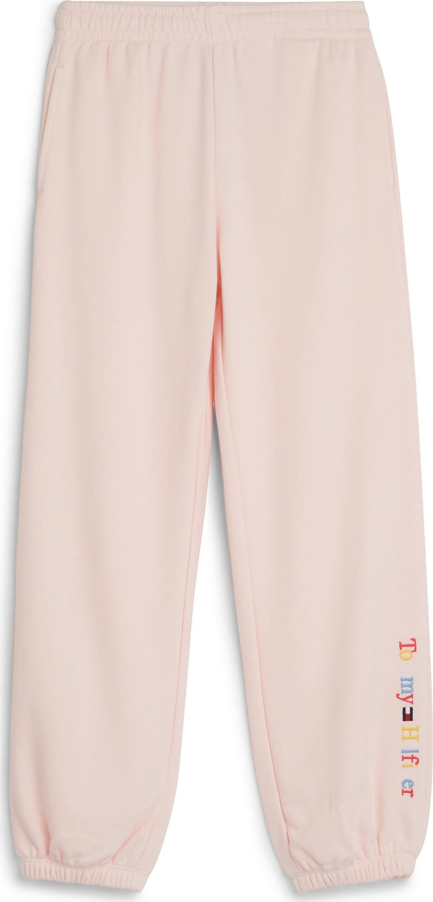 Kalhoty Tommy Hilfiger modrá / marine modrá / růže / bílá