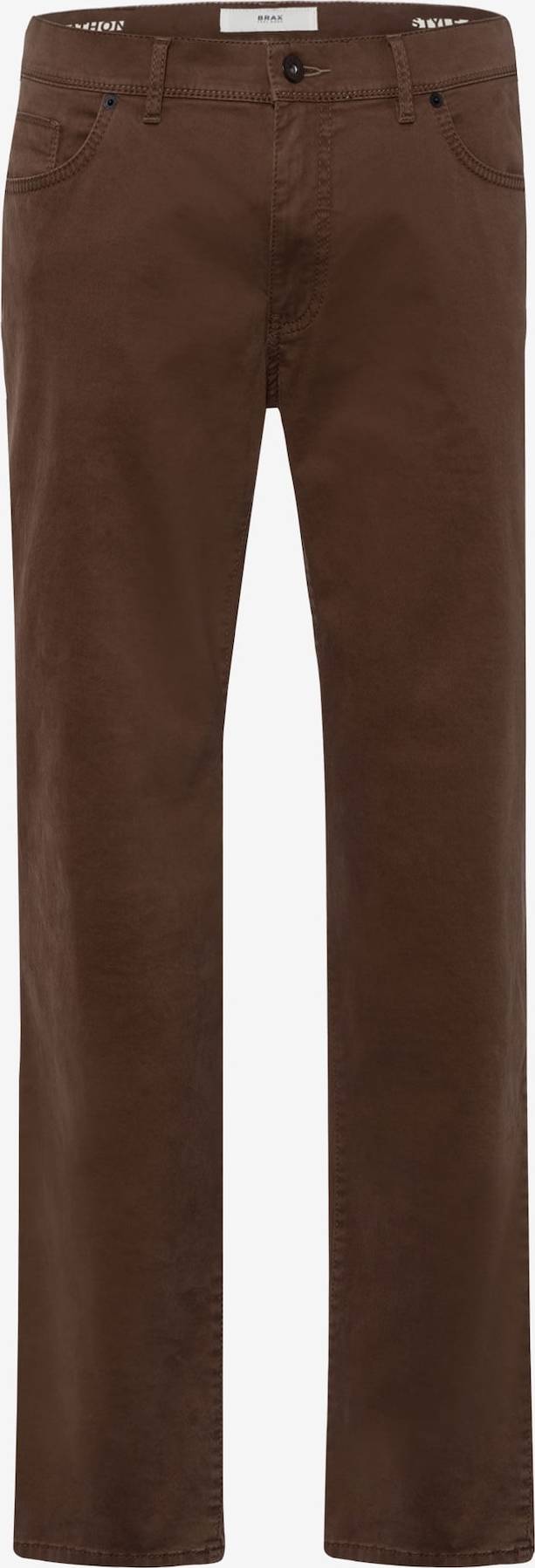 Kalhoty 'Cadiz' BRAX tmavě hnědá