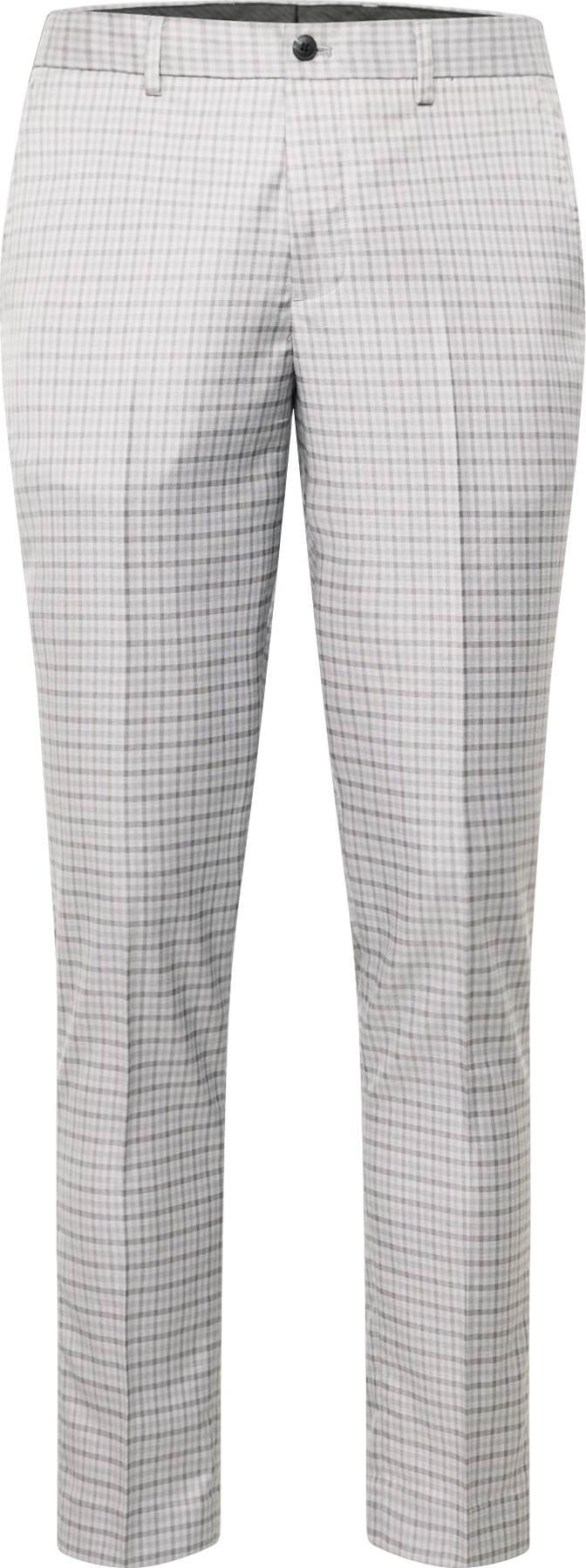 Kalhoty 'FRANCO' jack & jones světle šedá / černá / bílá
