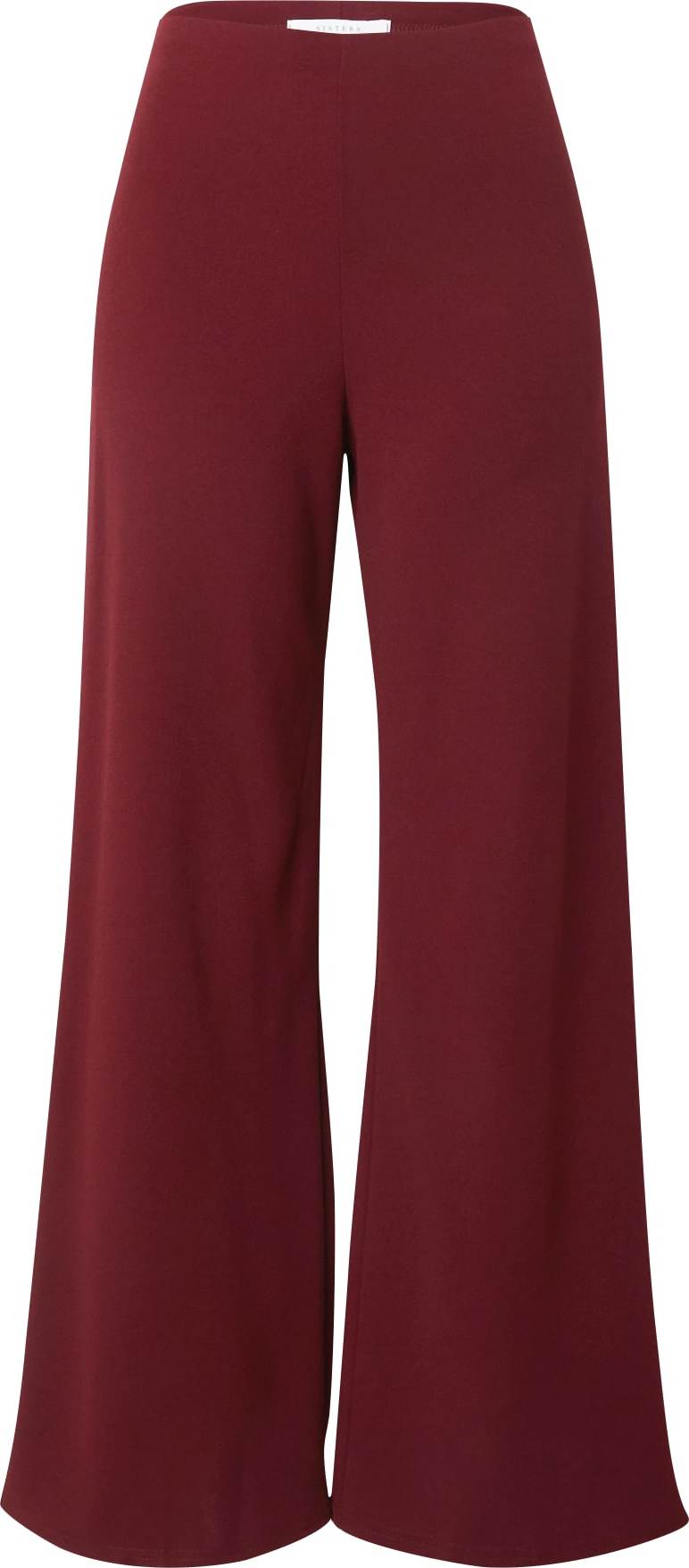 Kalhoty 'GLUT' SISTERS POINT burgundská červeň