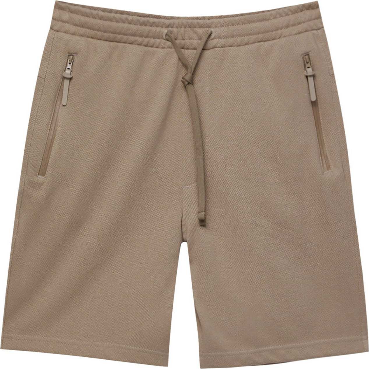 Kalhoty Pull&Bear nažloutlá